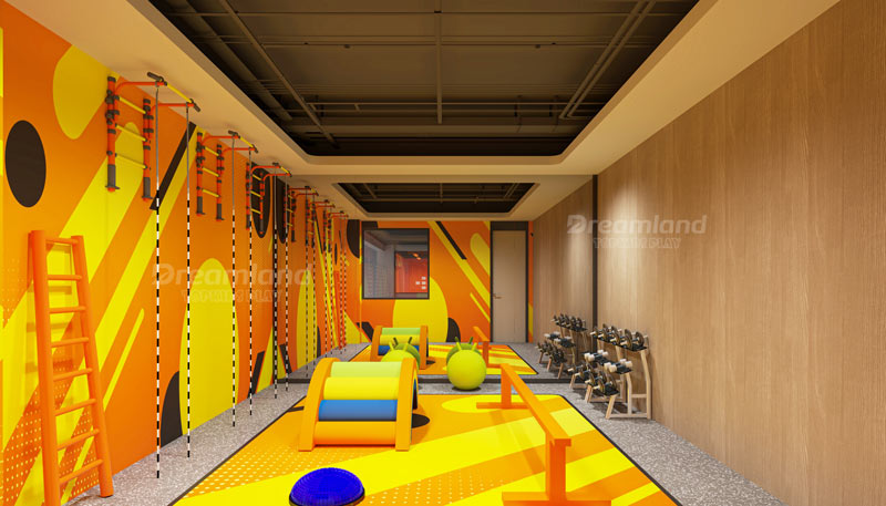 Monkey bars for commercial playground