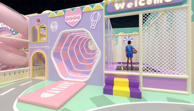 Indoor soft play area design