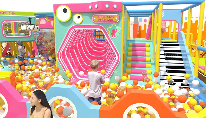 Overseas playground installation