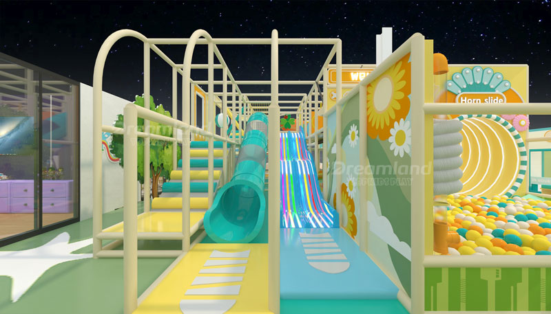 Indoor playground installation preparation