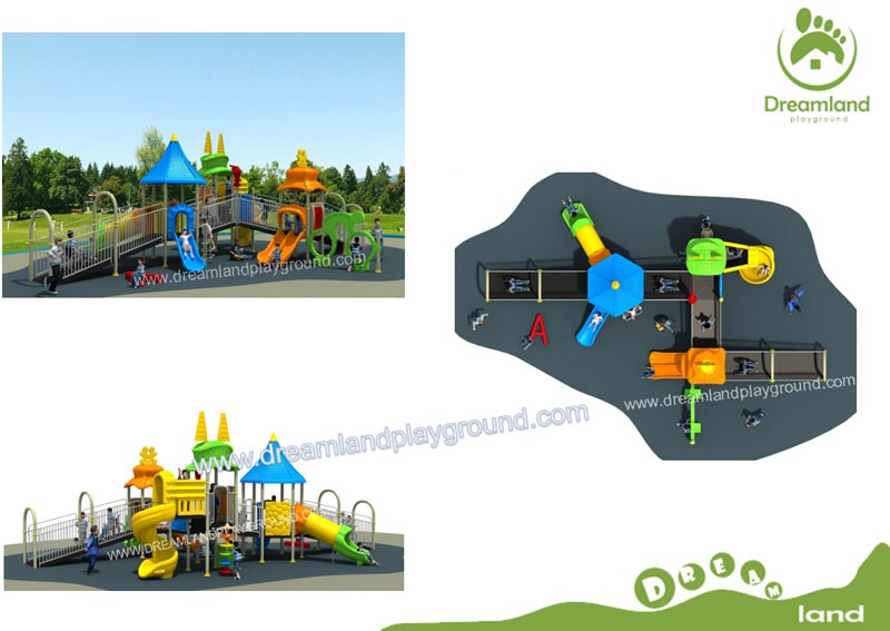 Outdoor Amusement Disabled Kids Playground Equipment Dl12 112a