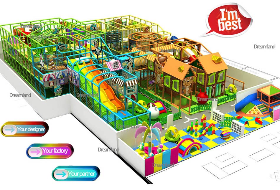 USA kangaroo theme nature indoor playground