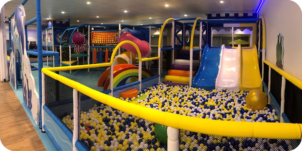 Australia indoor combined park with soft play and ninja course