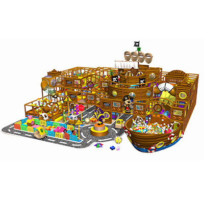 Best design Pirate Ship Style Indoor Playground for kids DLID002