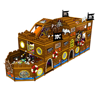 China Supplier pirate ship themed kids dreamland DLID34