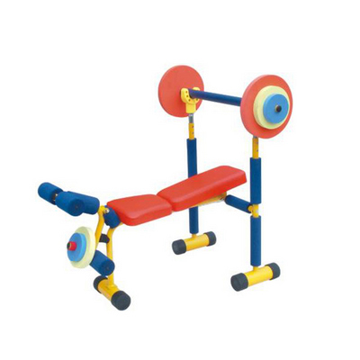 Fun and Fitness Exercise Equipment for Kids Weight Bench Set Toys Pretend Play