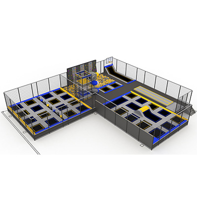 Funny Exercise indoor trampoline park for indoor adults and kid DLJ1502