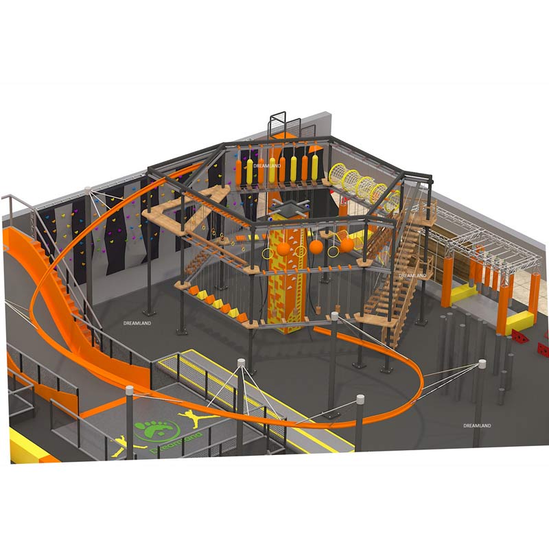 kid friendly exciting indoor sky rider zipline play 1