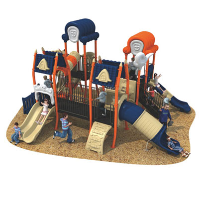 Kids plastic slide outdoor playground equipment DL-HMH011-19052
