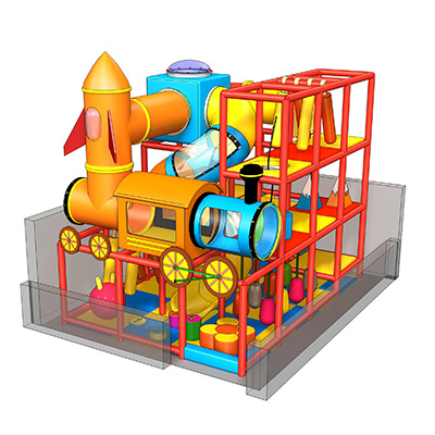 Luxury Amusement Park Soft Play Equipment Indoor Playground with Ball Pool DL35A