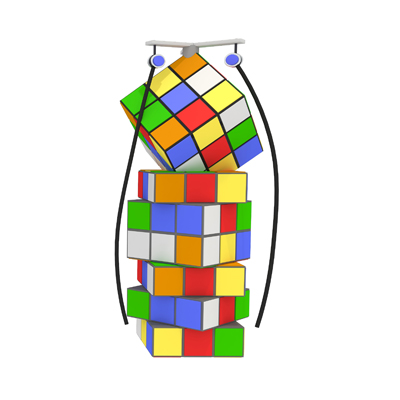 Rubik Cube Climbing Wall DLC003
