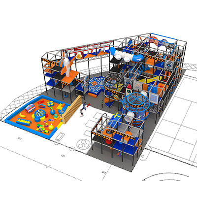 Space theme structure for kids indoor playground equipment DLE-5