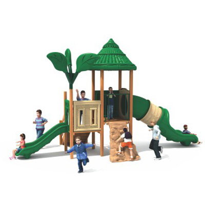 Outdoor wood children playground equipment DL-MZY009-19360