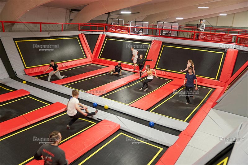 trampoline indoor playground equipment