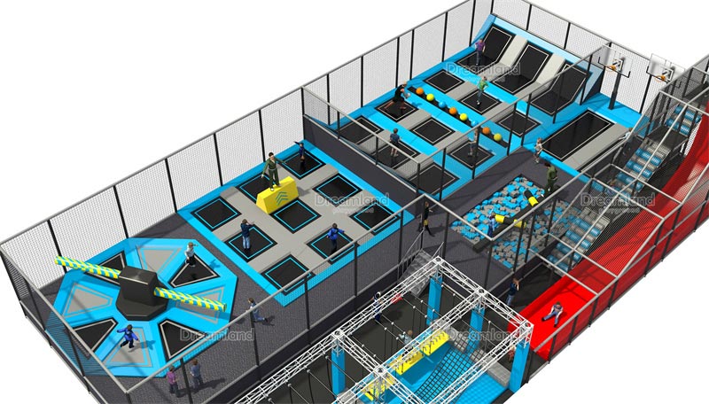 popular playground equipment trampoline park