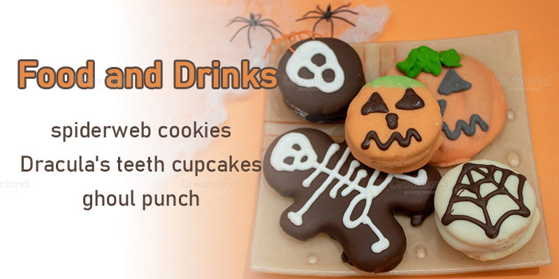 halloween themed food and drinks